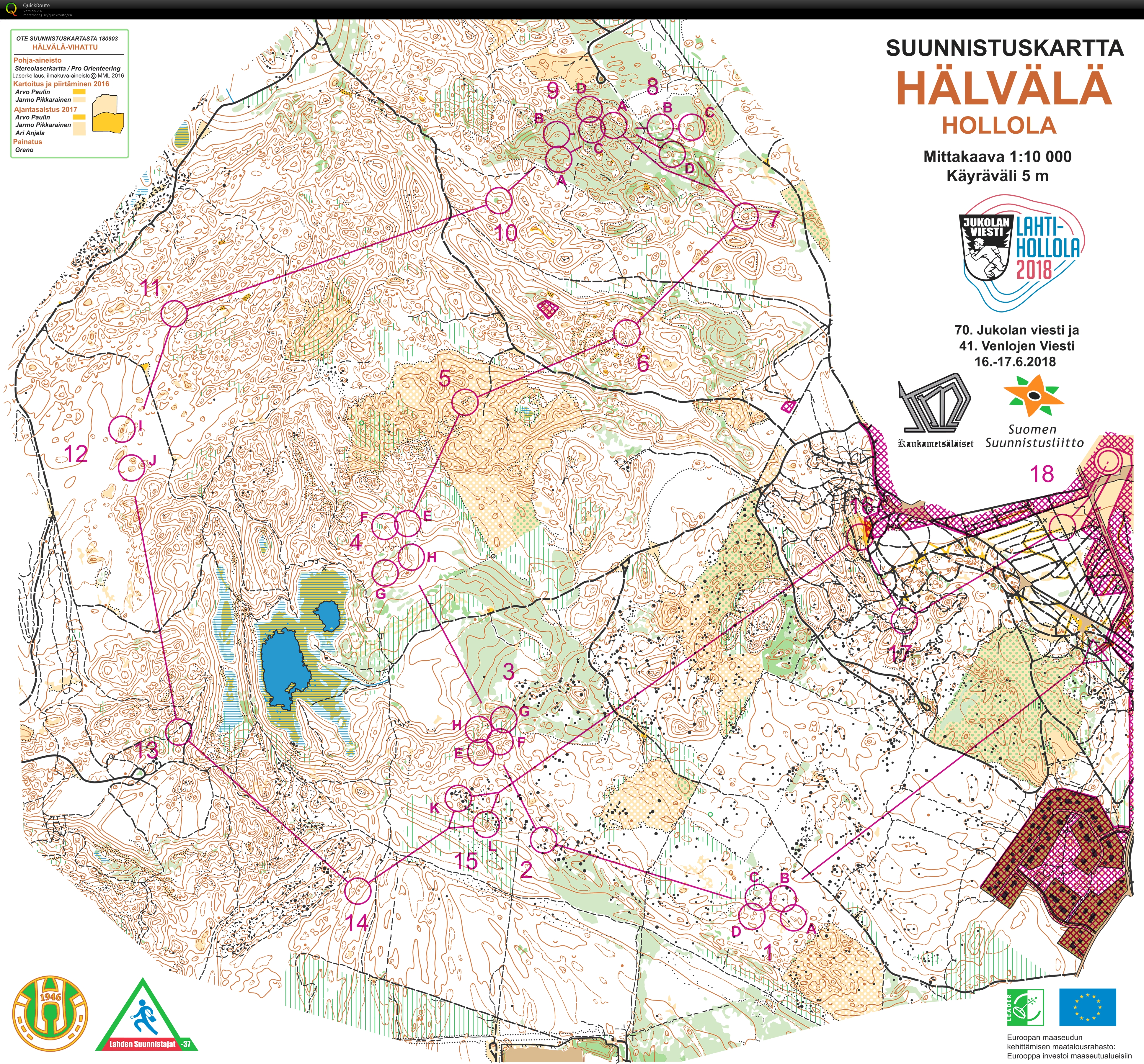 Jukola 6th Leg (21/06/2018)