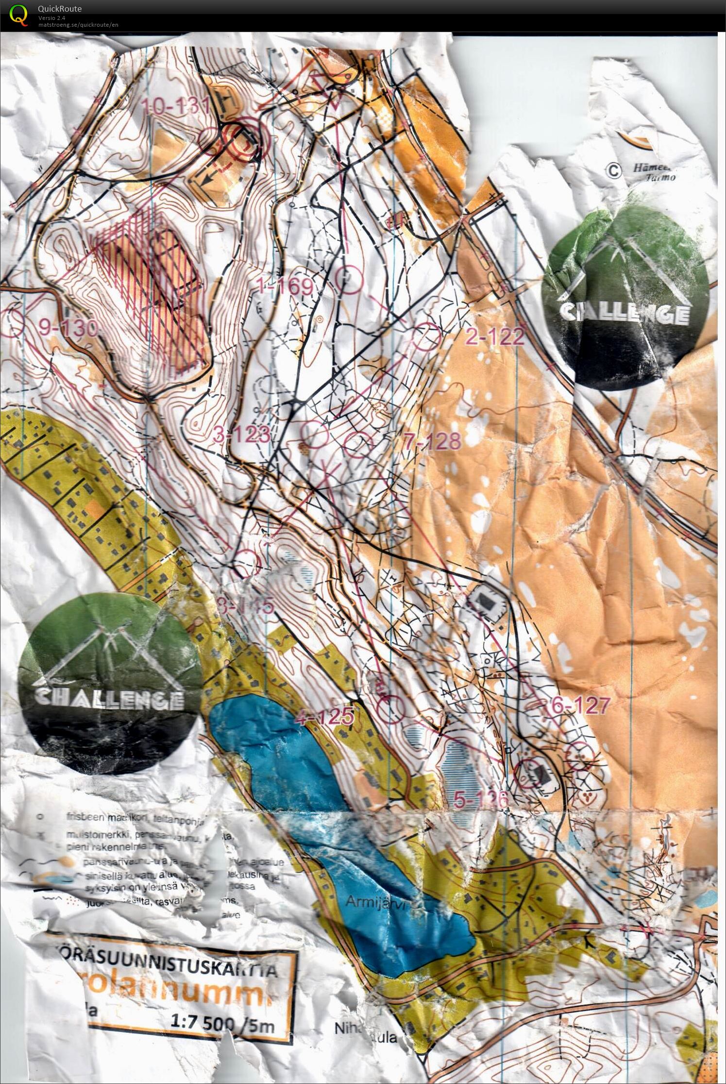 Marski Challenge Sprintti MTBO (07/07/2018)