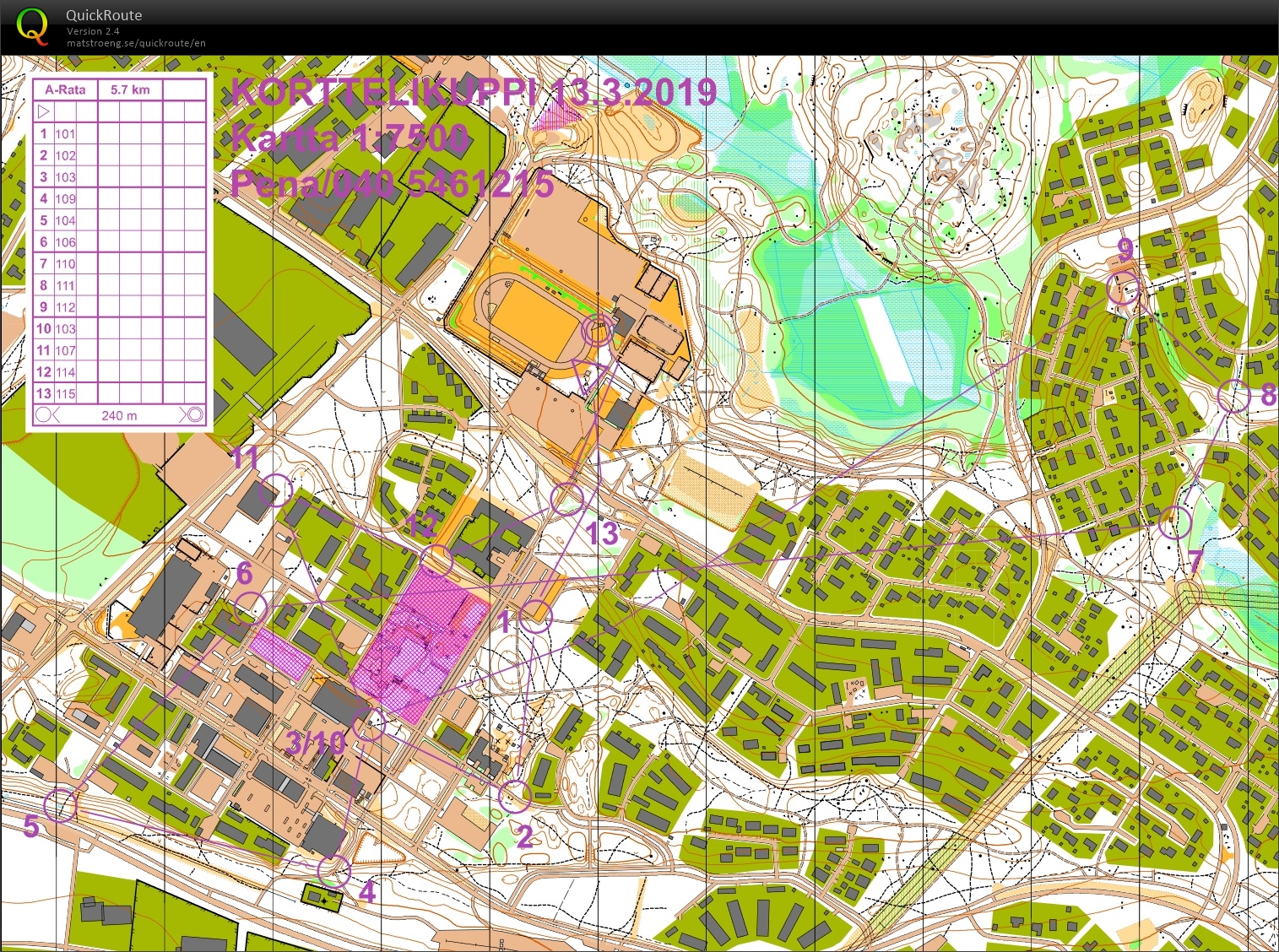 Korttelikuppi 6 - 2019 (13/03/2019)