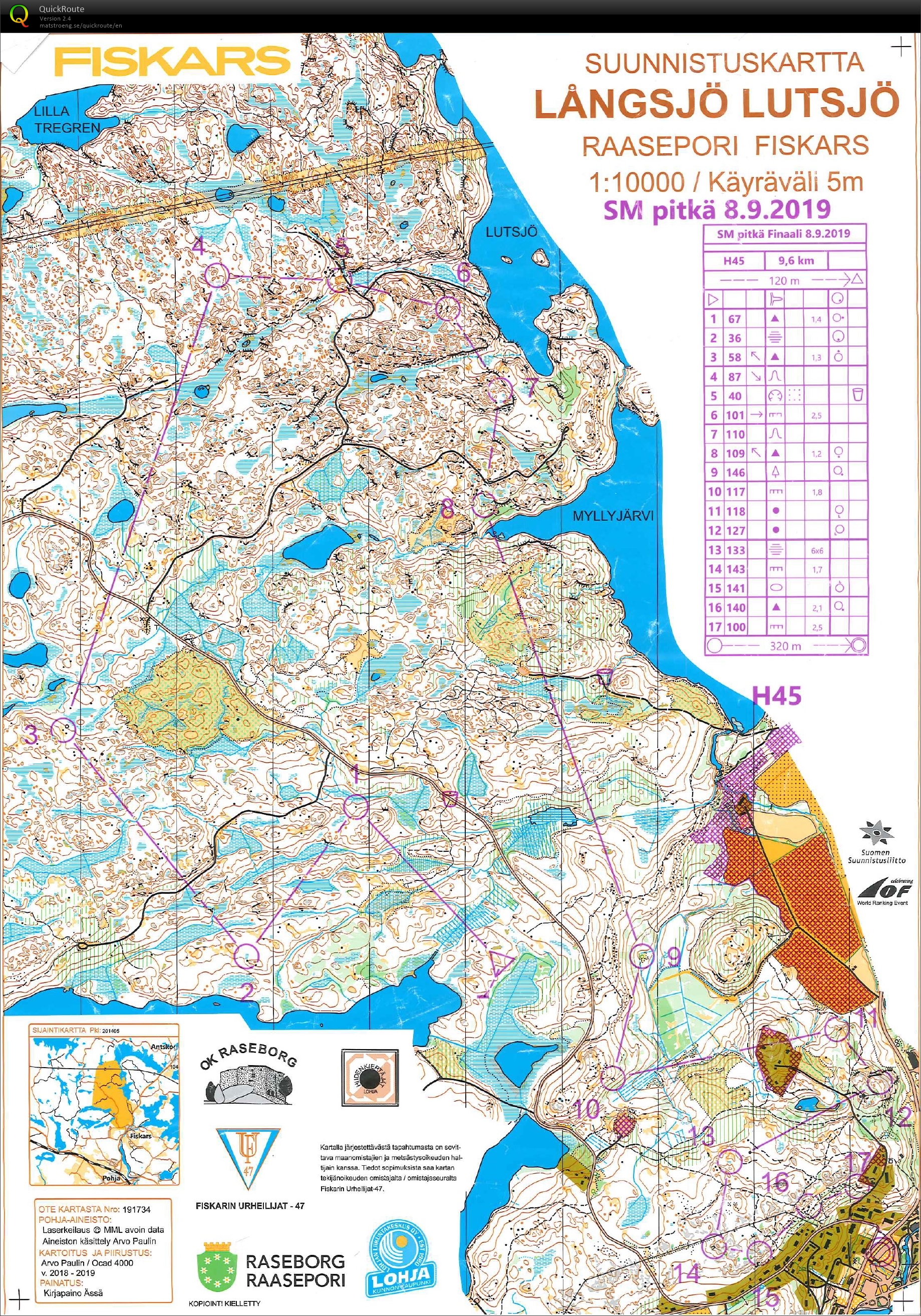 Finnish Long Distance Champs Final (08/09/2019)