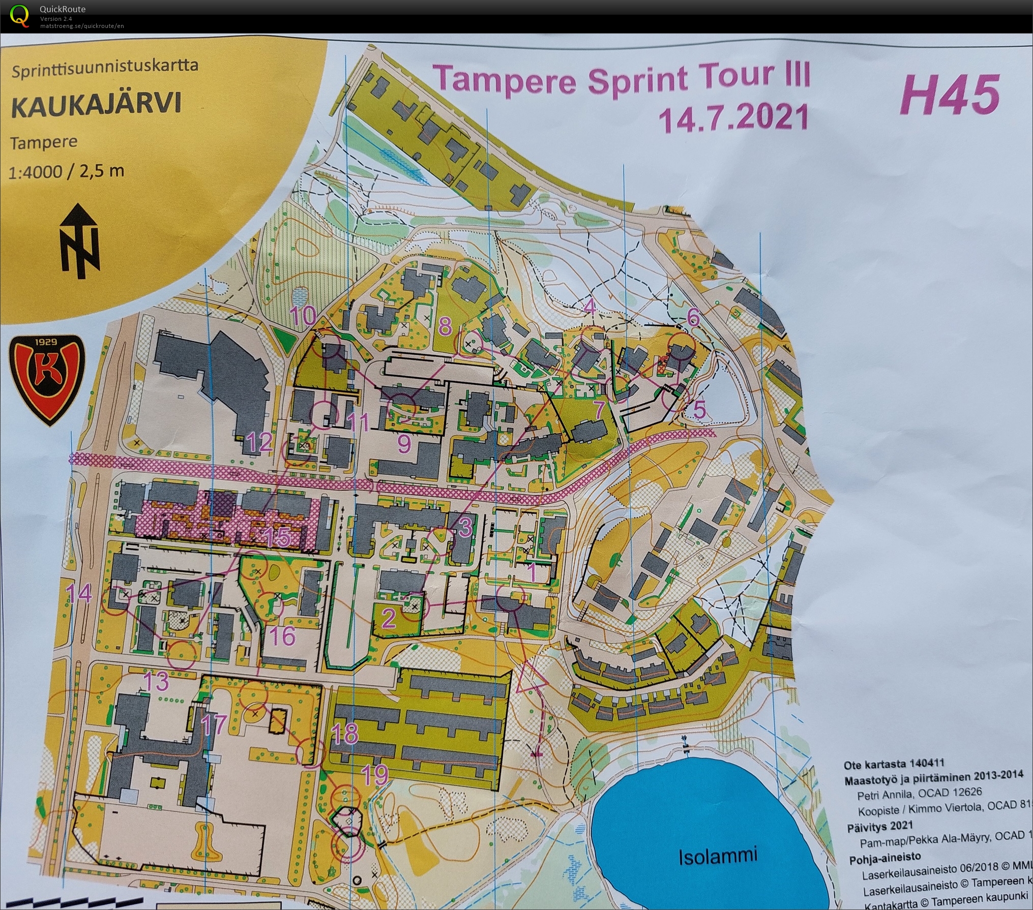 Tampere Sprint Tour III (14/07/2021)