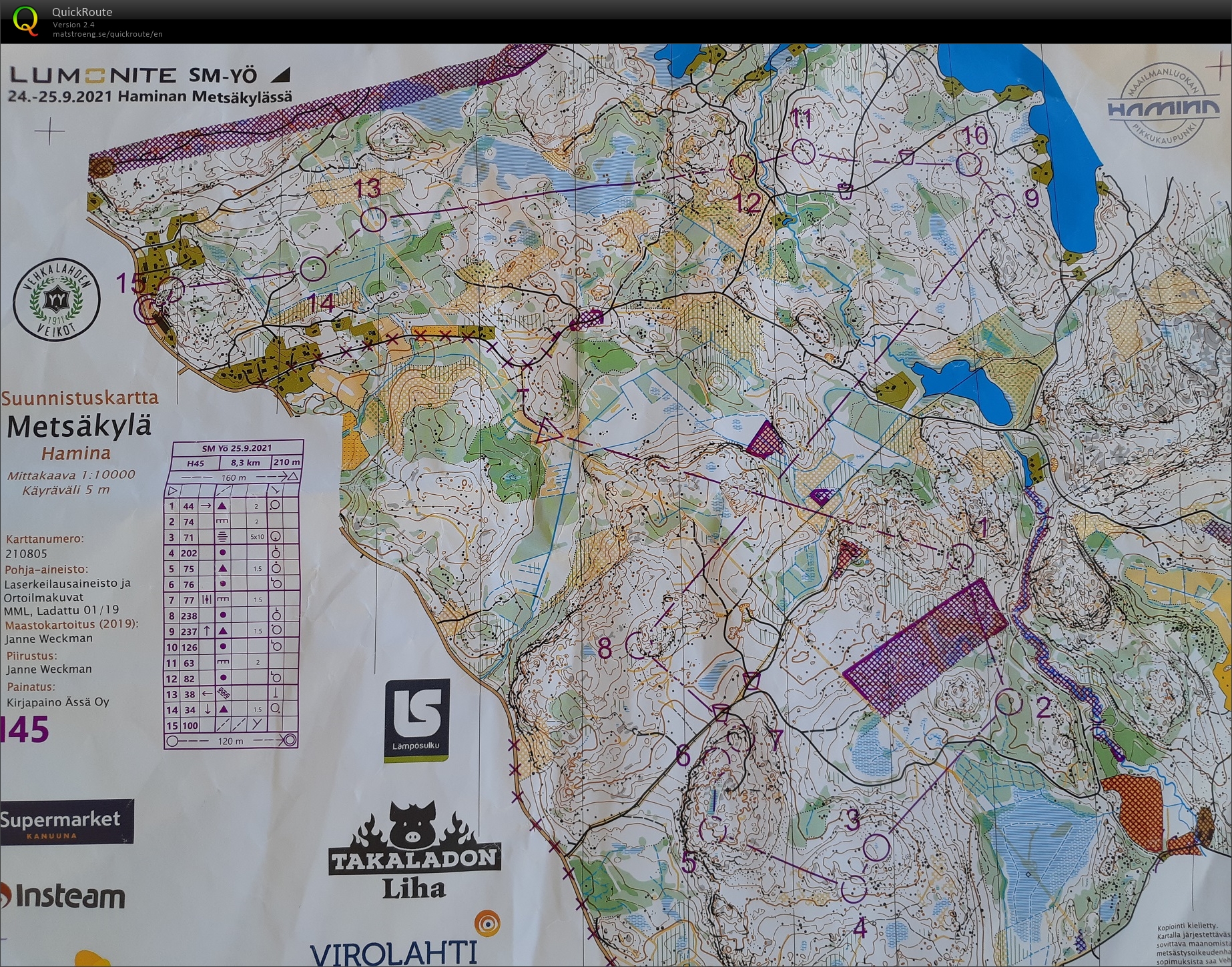 Finnish Night Orienteering Championship (25/09/2021)