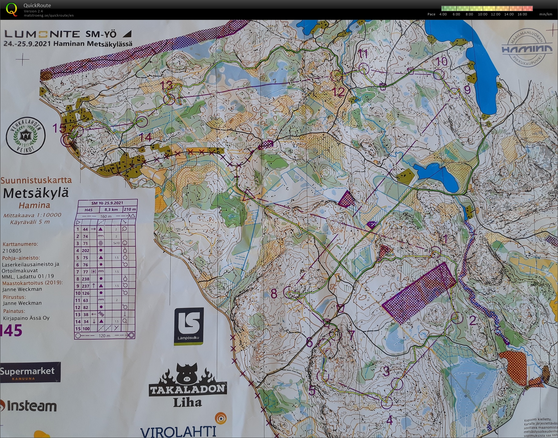 Finnish Night Orienteering Championship (25/09/2021)