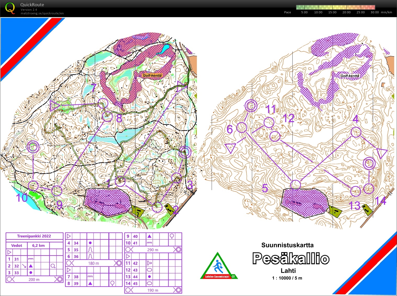 Regular and contour map (22/05/2022)