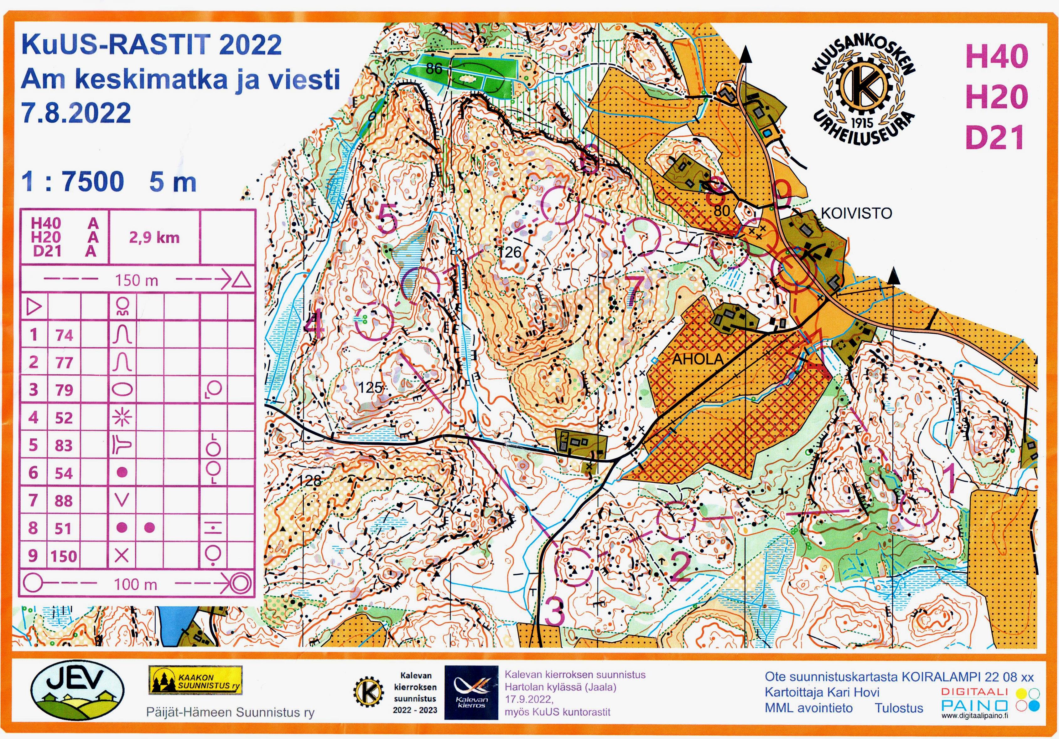 AM-pariviesti, 2.osuus, Jaala (08-08-2022)