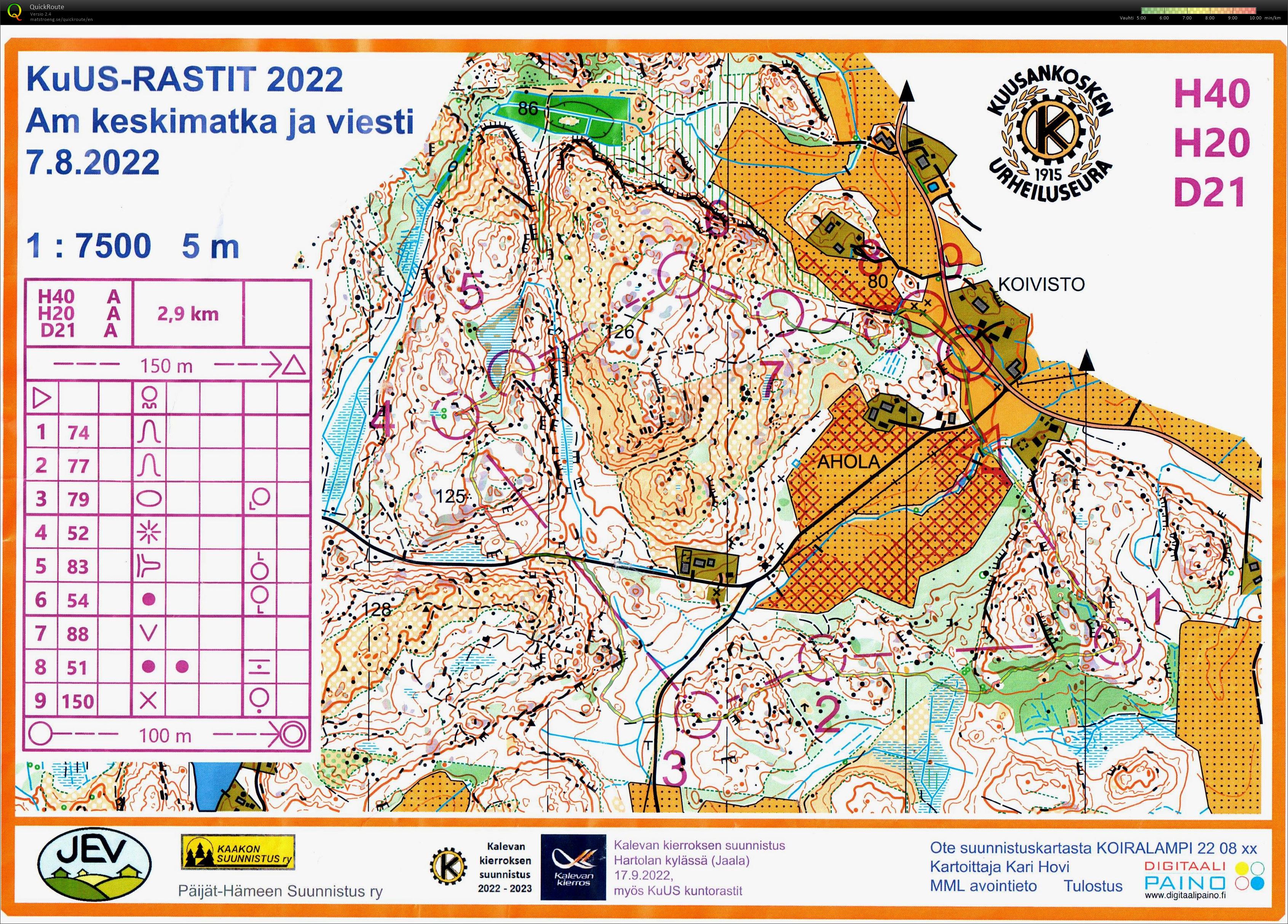 AM-pariviesti, 2.osuus, Jaala (08.08.2022)