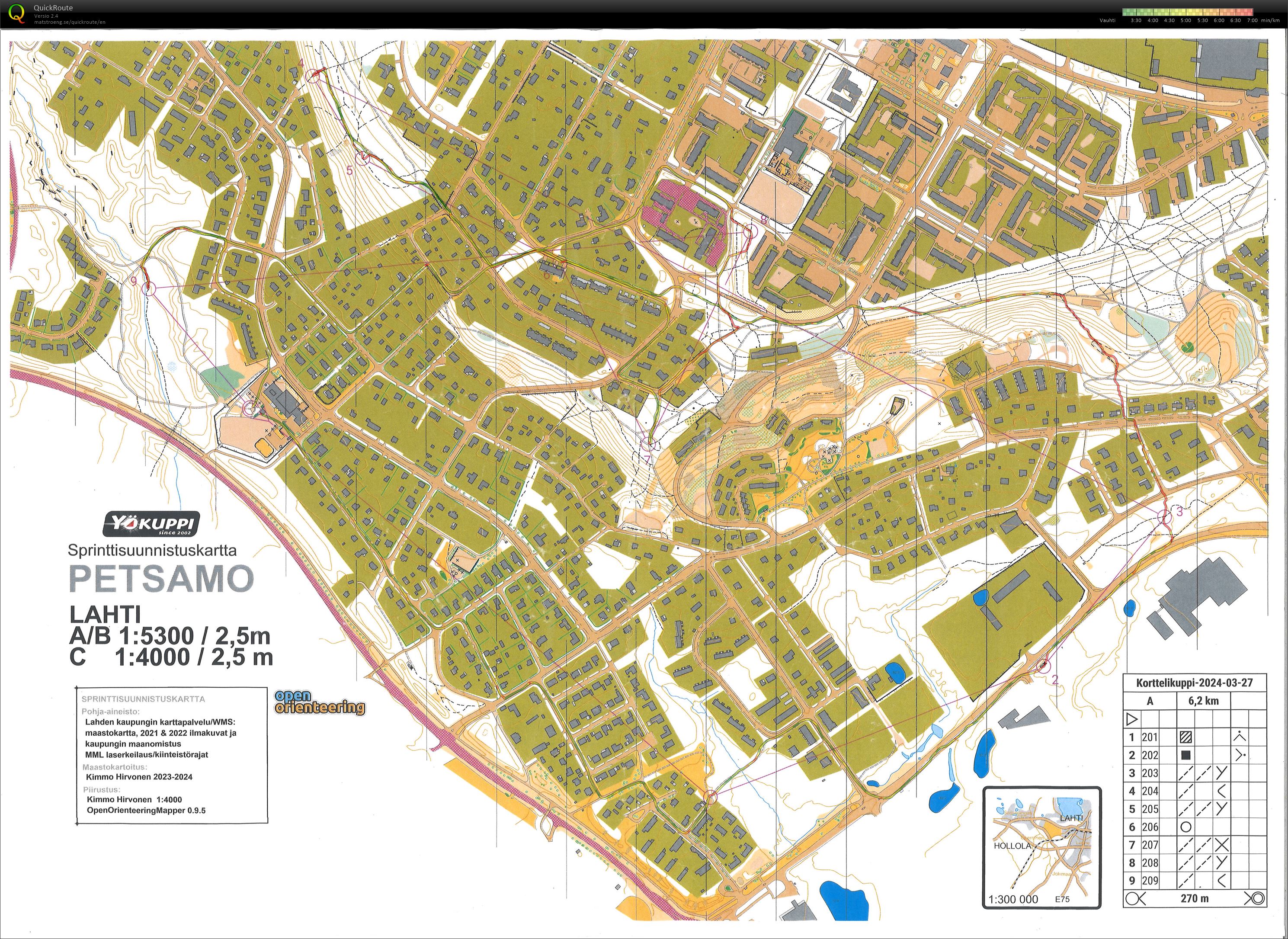 Korttelikuppi, Kasakkamäki (2024-03-27)