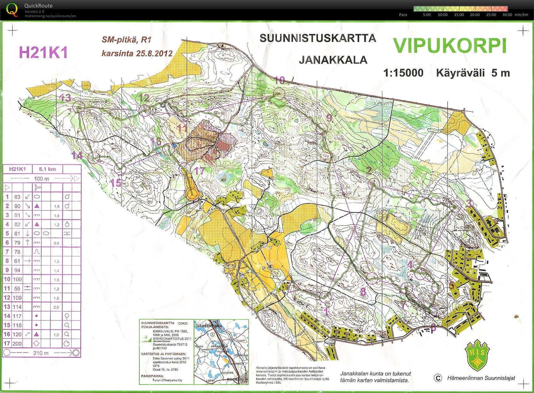 SM-pitkä, karsinta (25/08/2012)