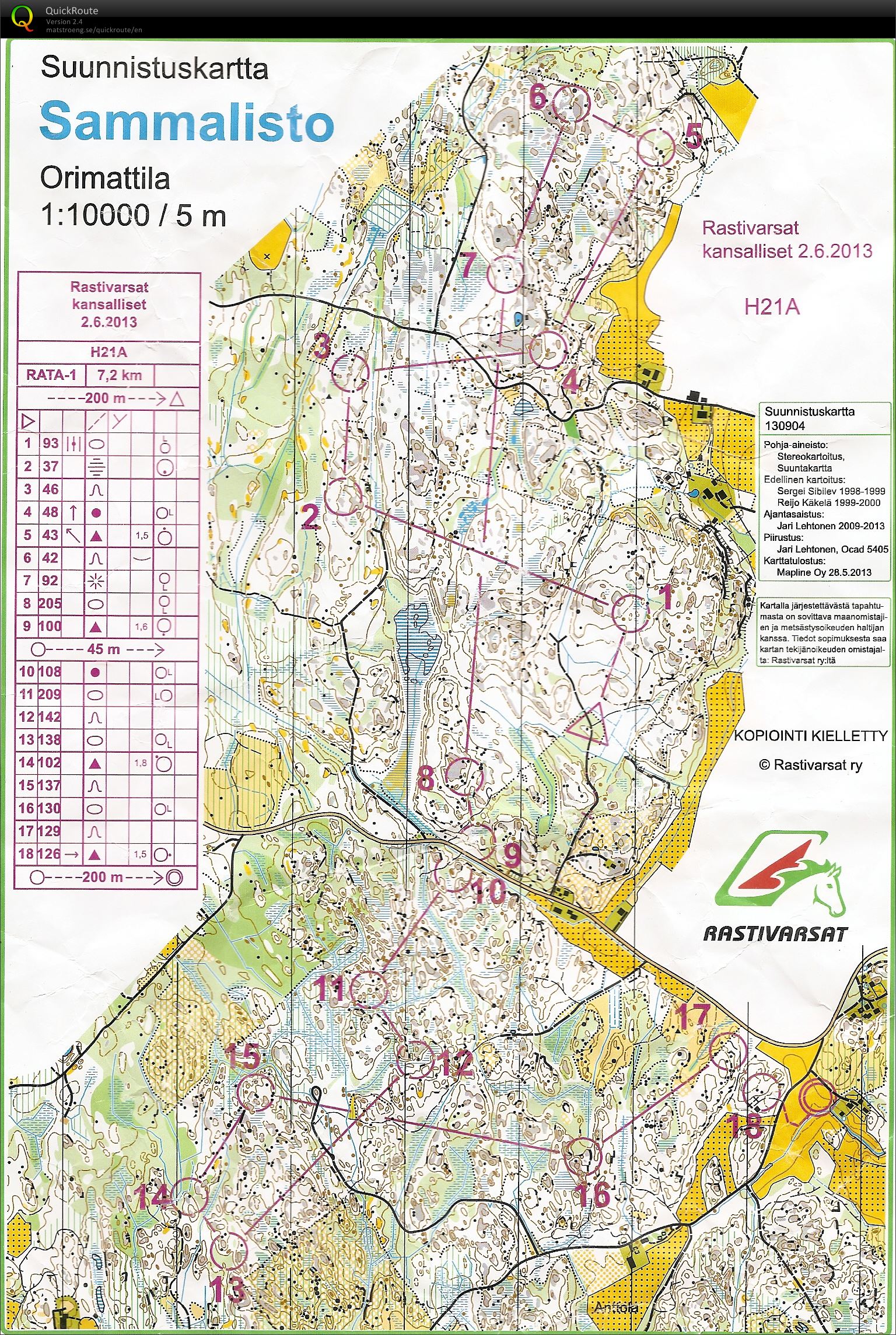 Rastivarsat kansallinen (02/06/2013)