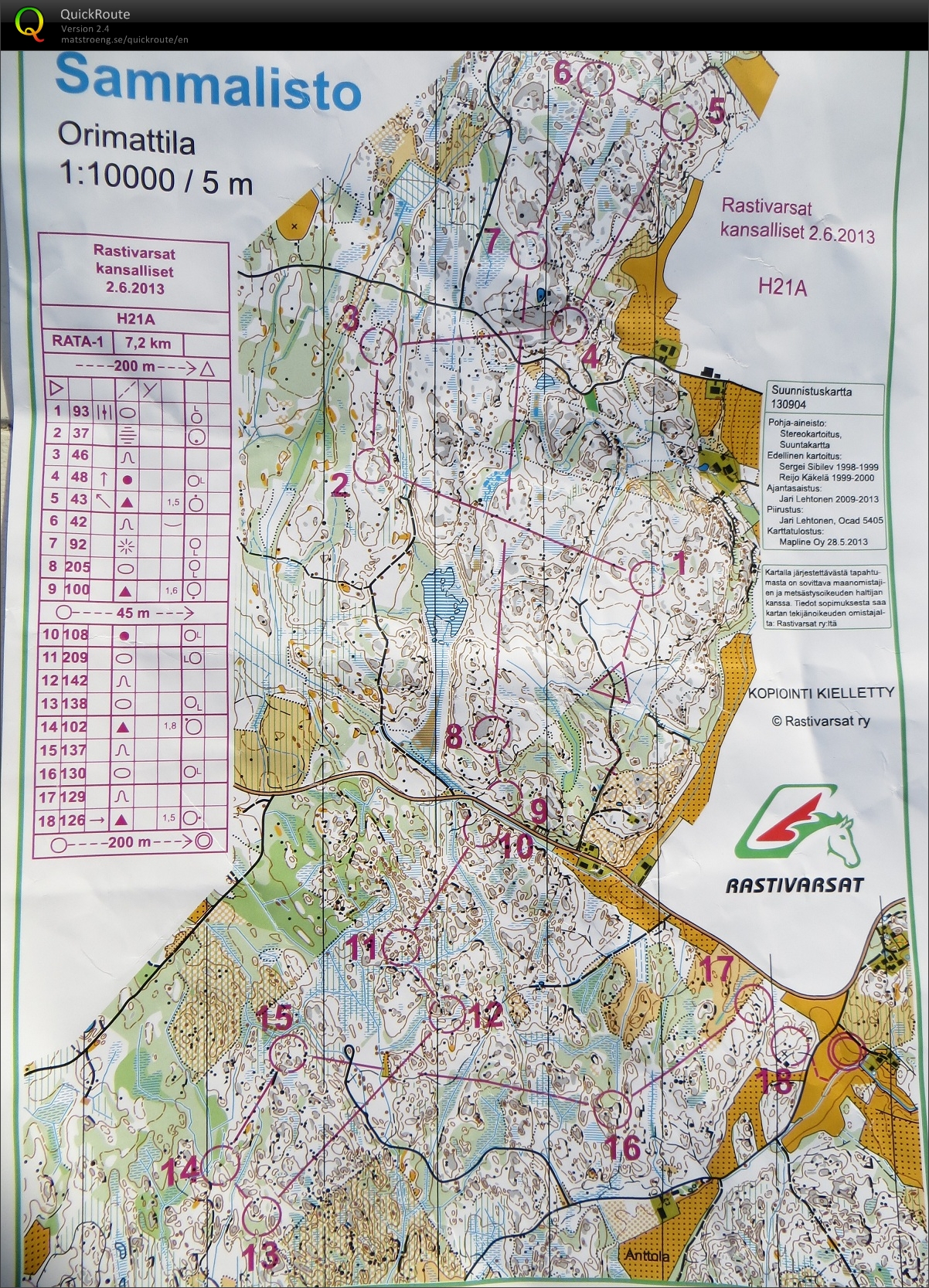 Rastivarsat kansallinen (02/06/2013)