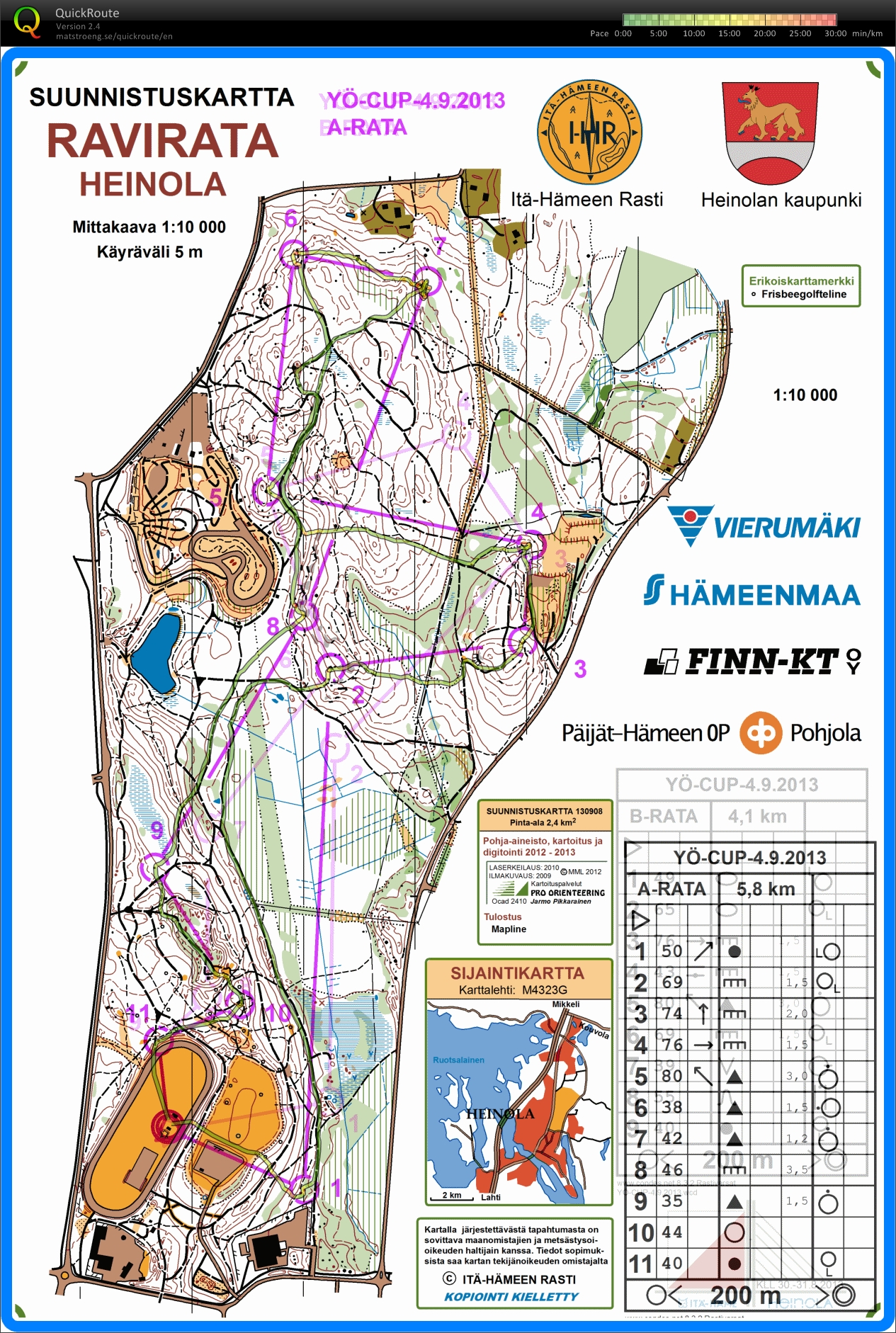 Yökuppi race 4 (04/09/2013)