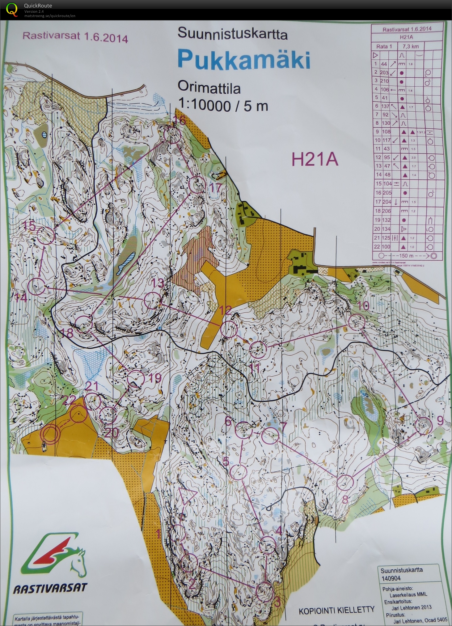 Rastivarsojen kansallinen (01/06/2014)