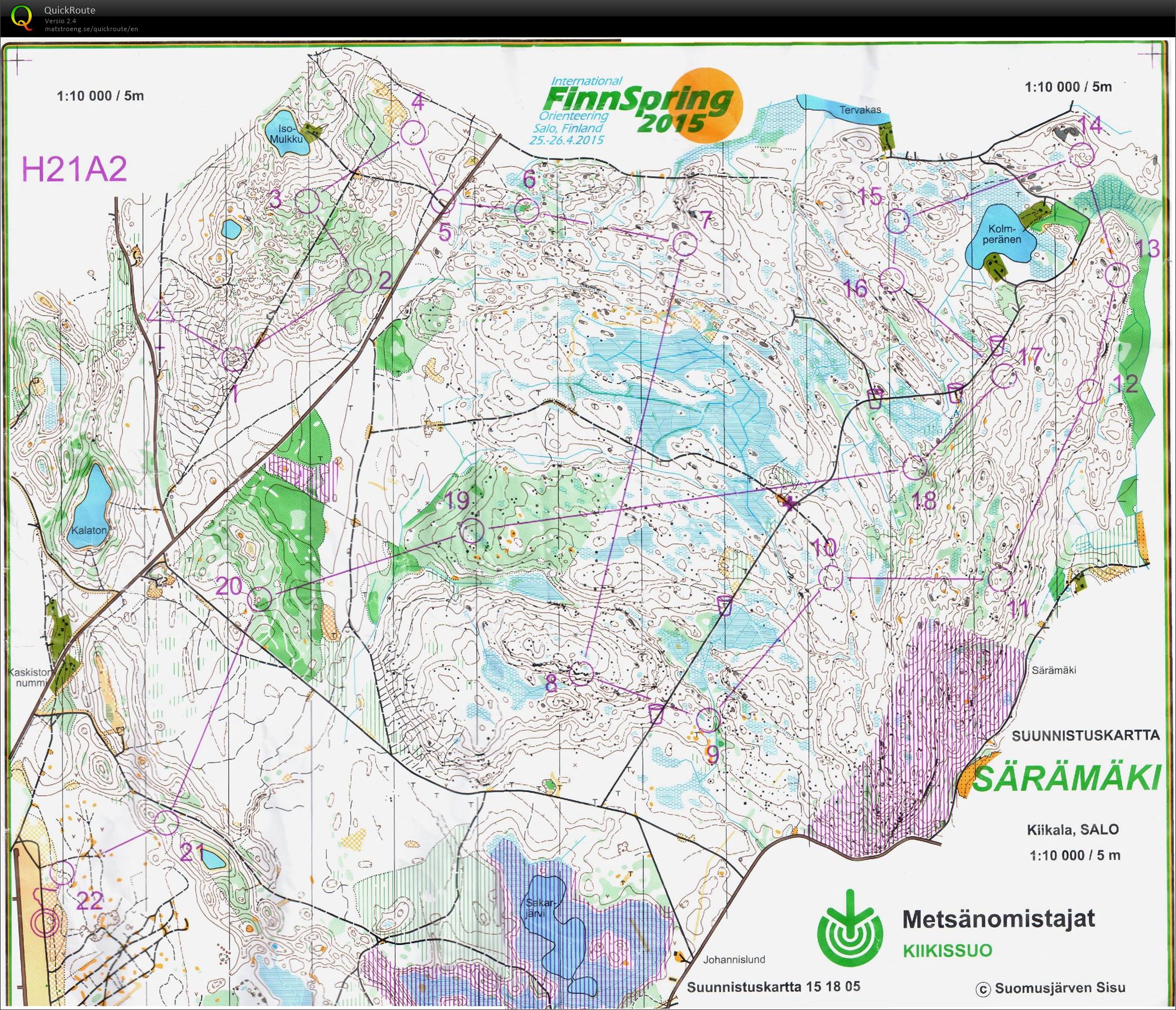 Finnspring, henkilökohtainen (25/04/2015)