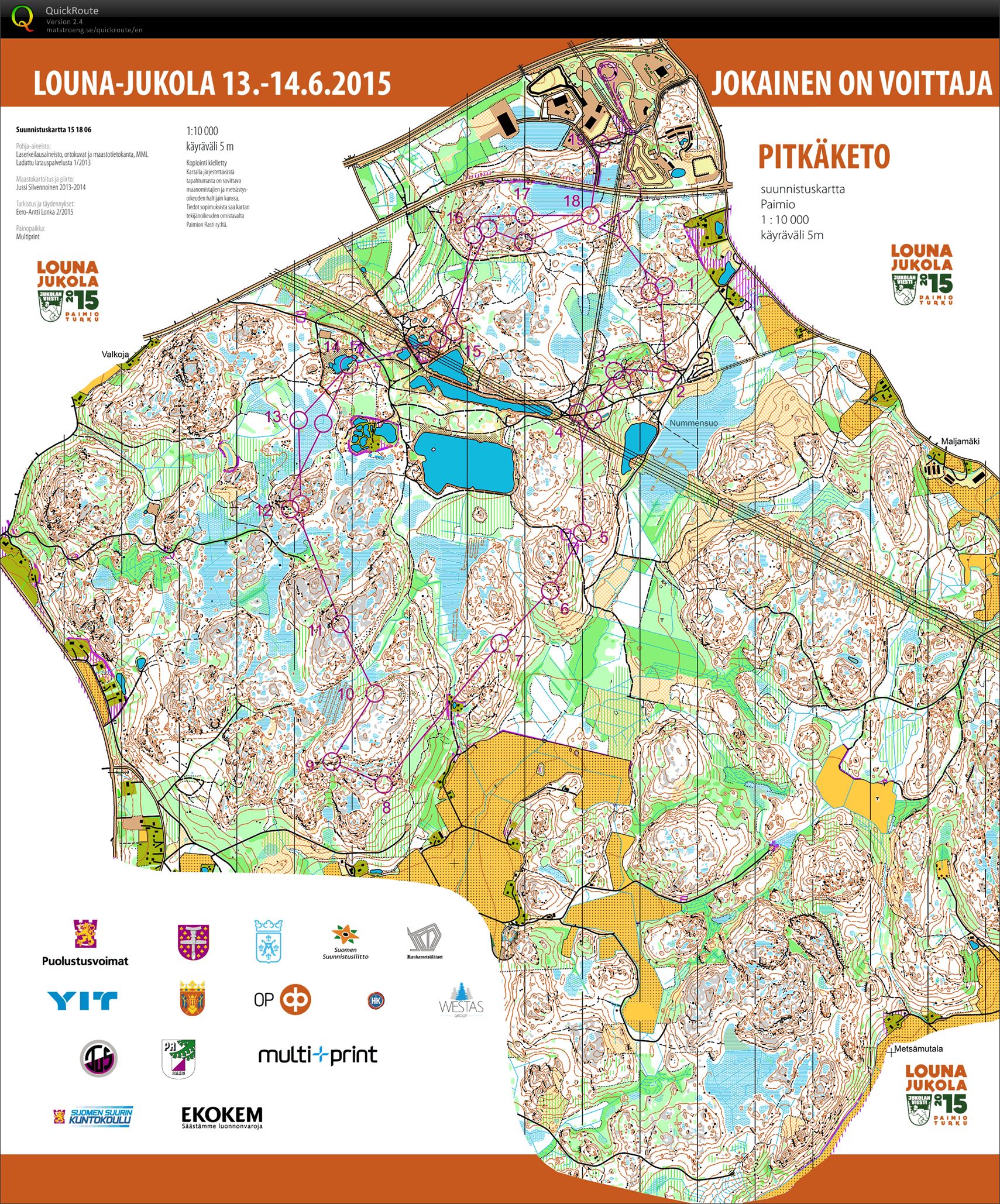 Jukola 2015 (14/06/2015)