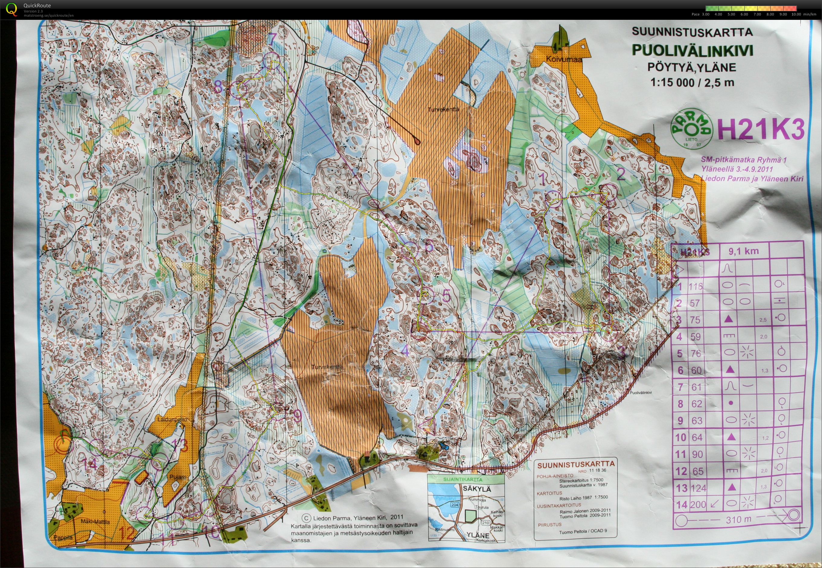 SM-Pitkä, karsinta (03/09/2011)