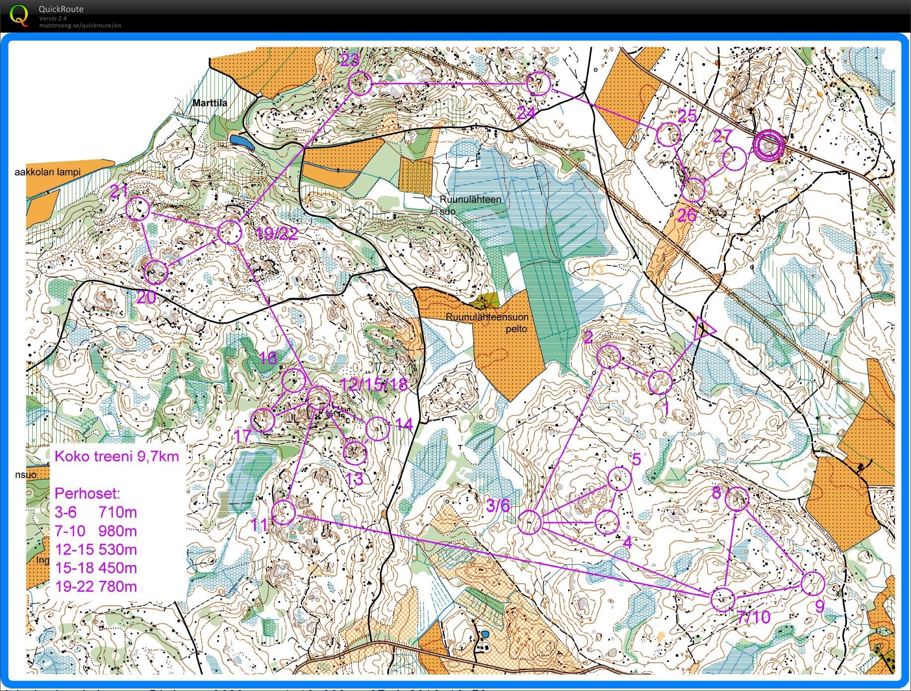 Jukola training 2016 (01/05/2016)