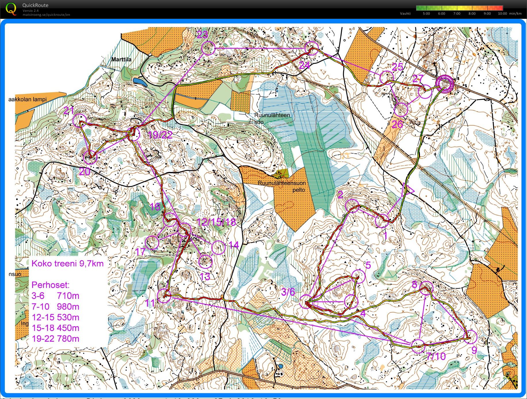 Jukola training 2016 (01/05/2016)