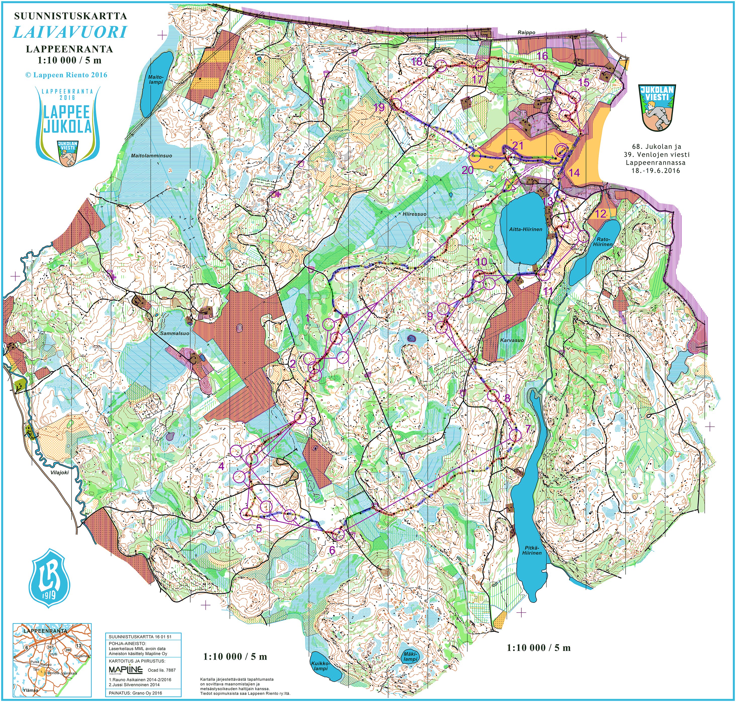 Jukola 2016 (18/06/2016)