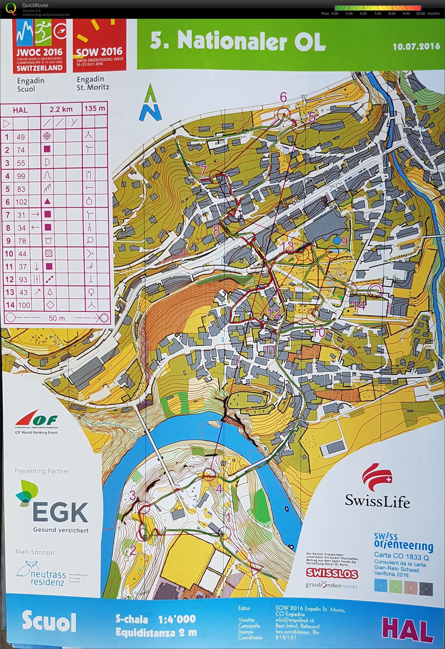 JWOC public race sprint (10/07/2016)