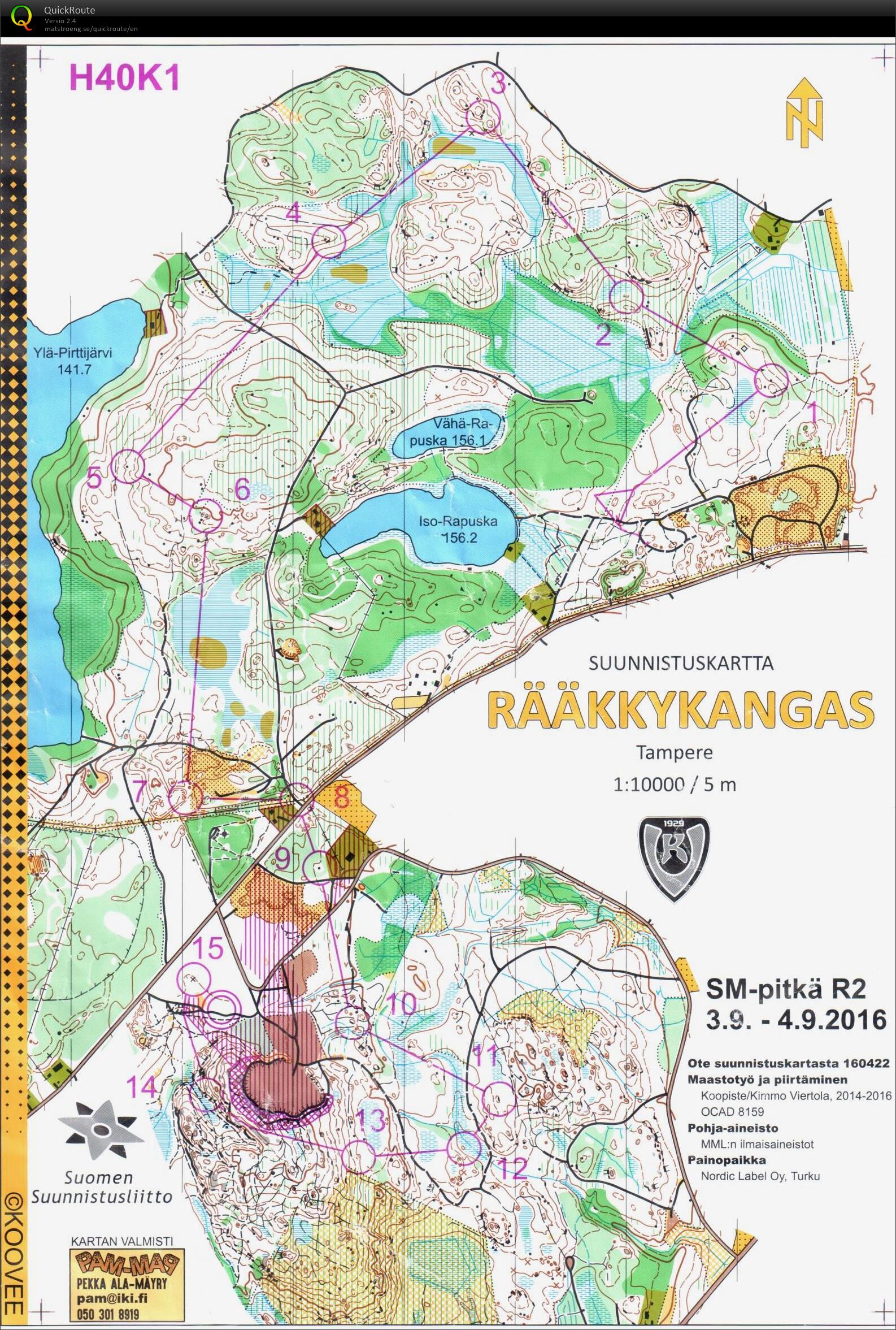 SM-Pitkä, karsinta (03/09/2016)