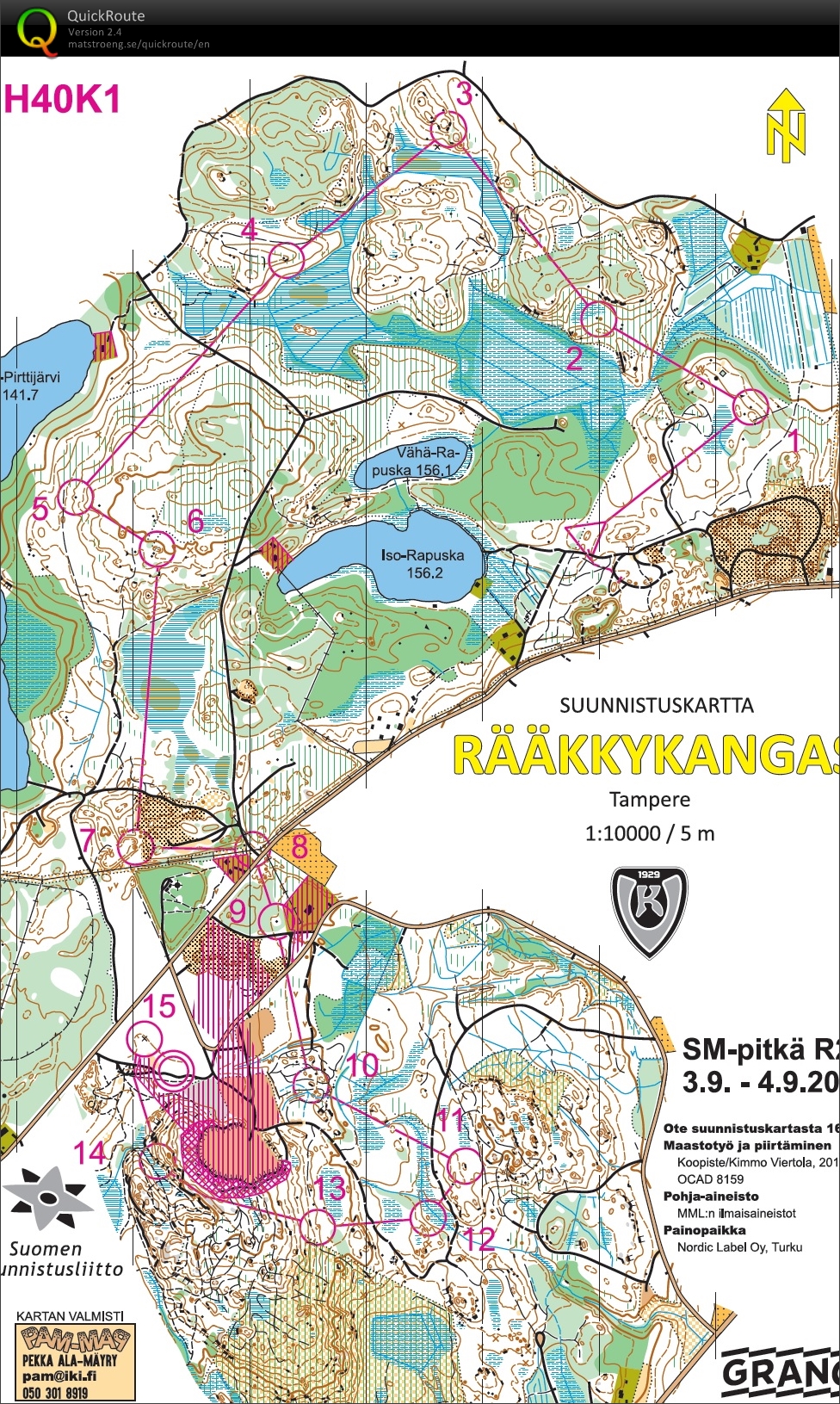 Finnish Long Distance Champ Qualification race (03/09/2016)