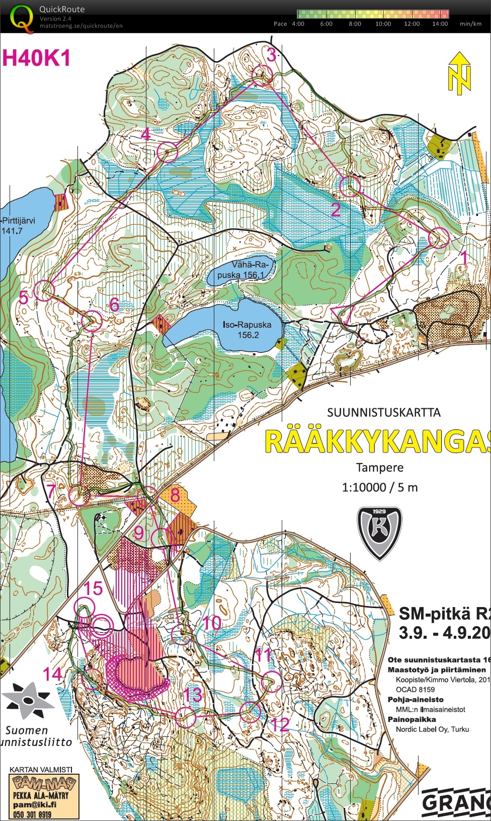 Finnish Long Distance Champ Qualification race (03/09/2016)