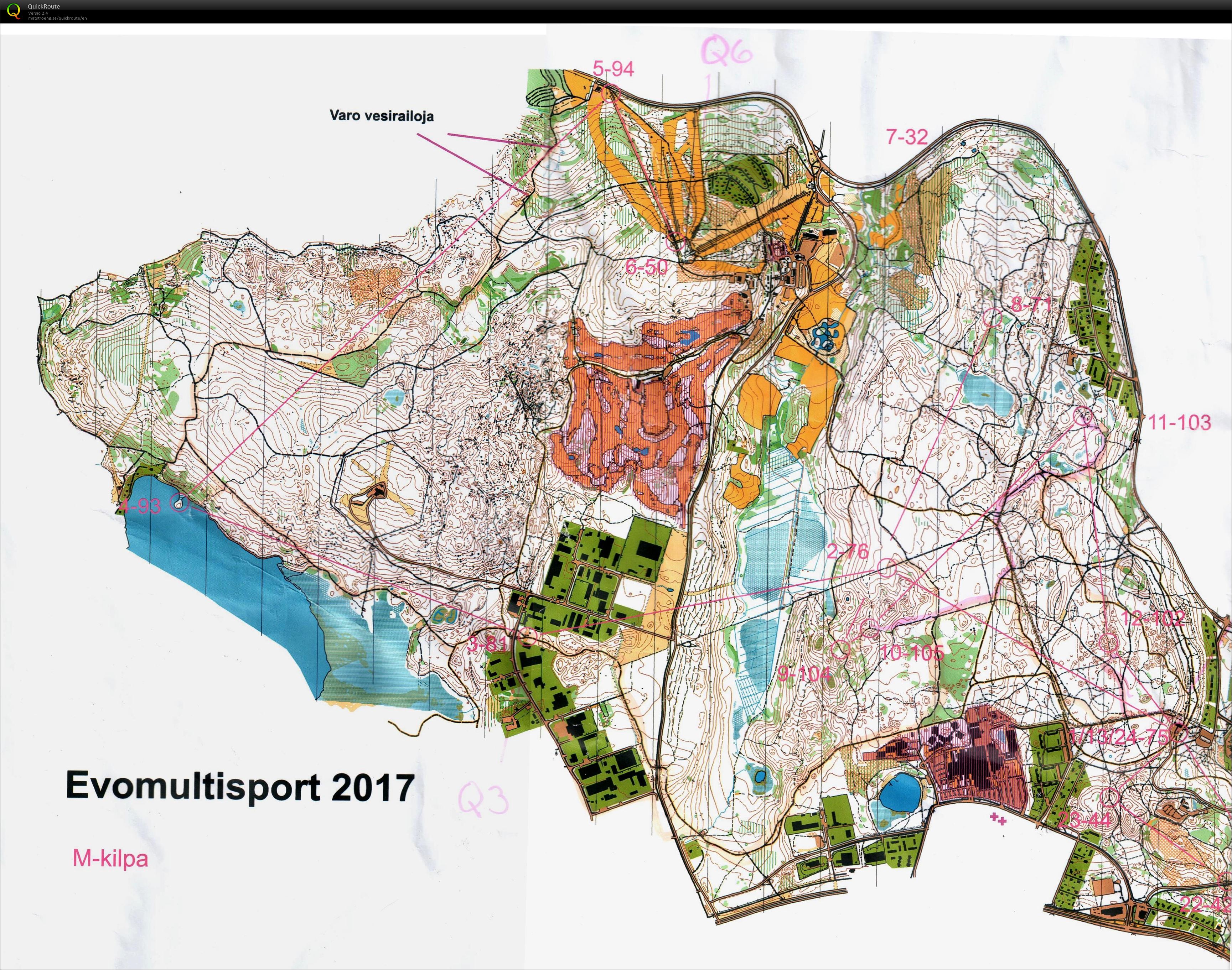 Evo Multisport, MTBO 3-13 (26/08/2017)