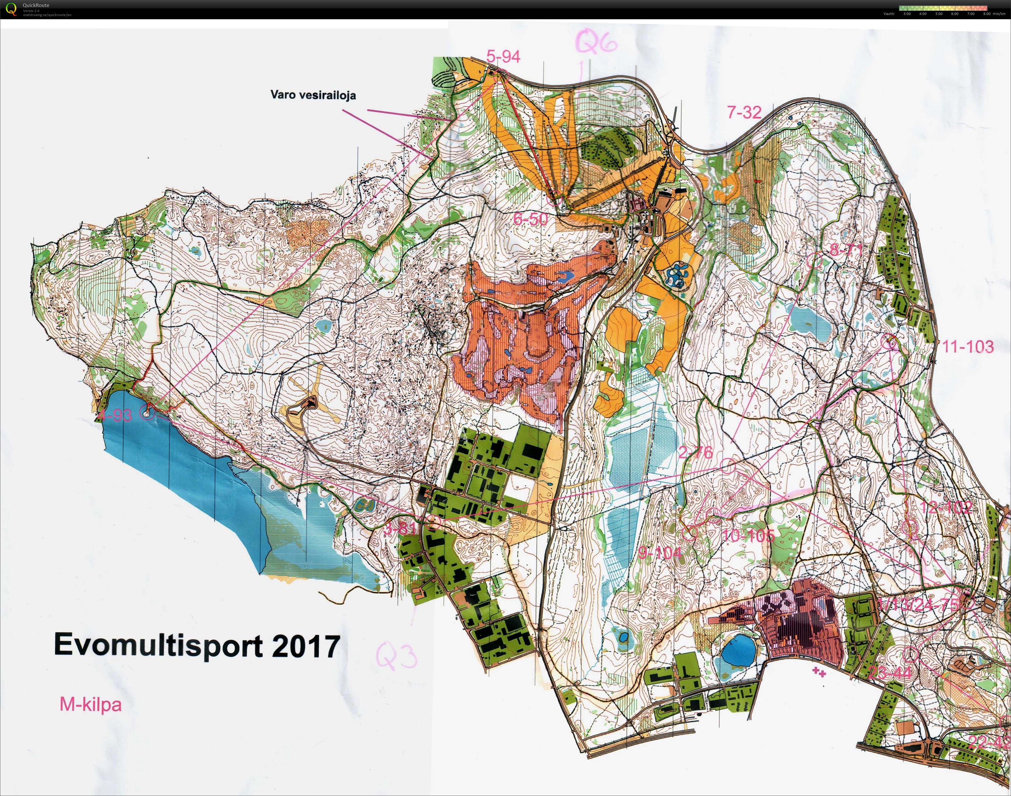 Evo Multisport, MTBO 3-13 (26/08/2017)