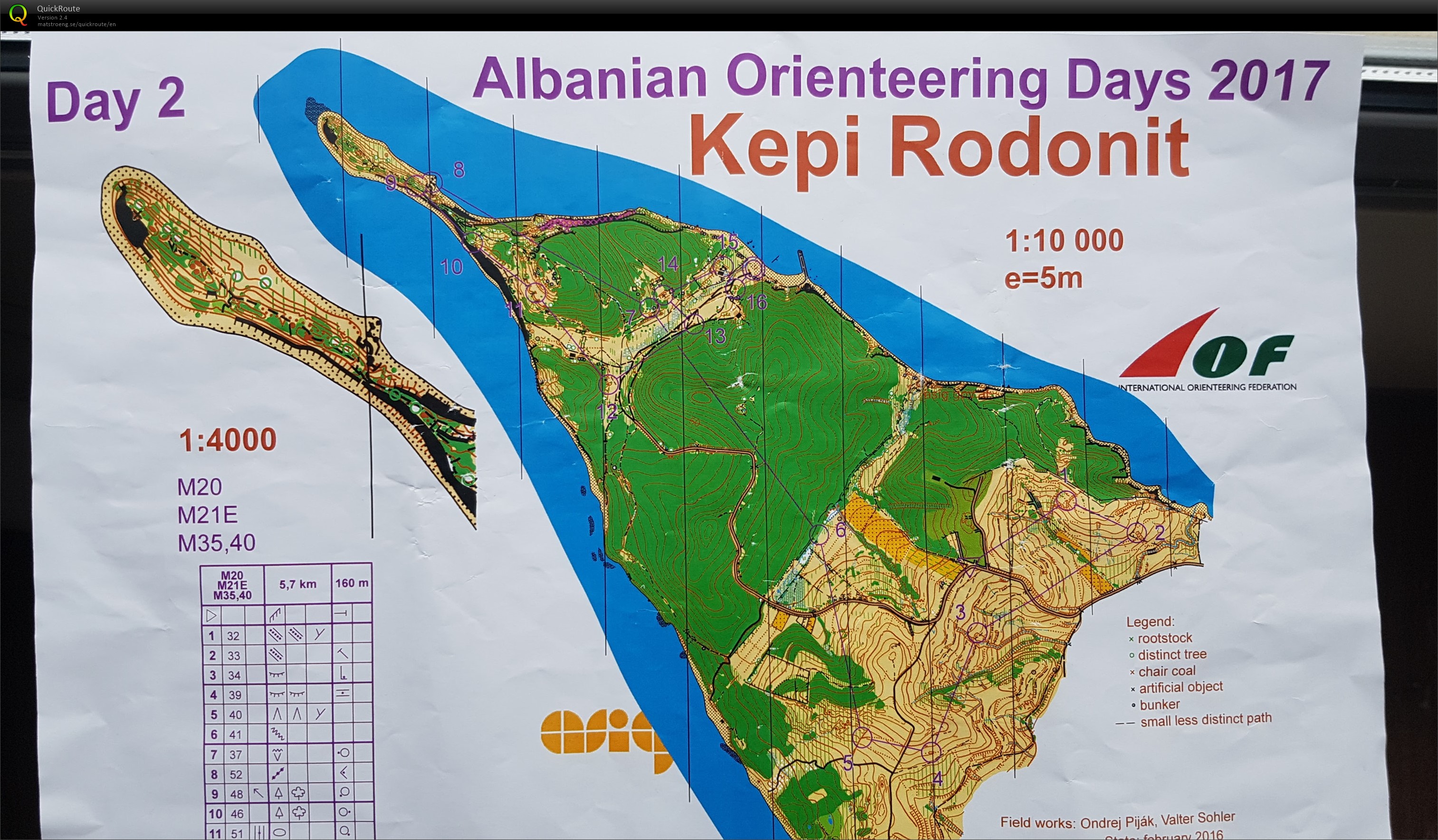 Albanian Orienteering Days (23/09/2017)