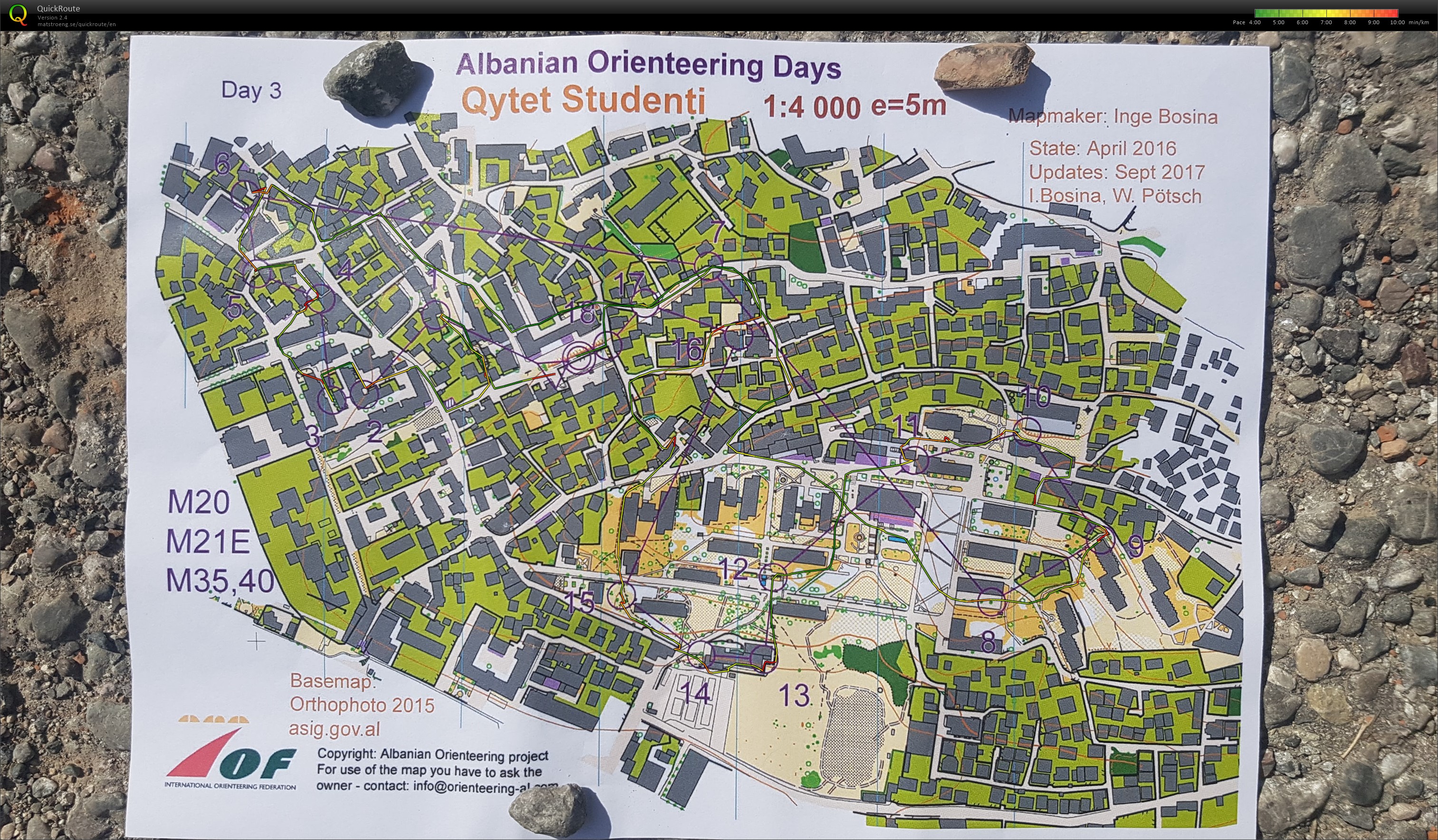 Albanian Orienteering Days (24/09/2017)