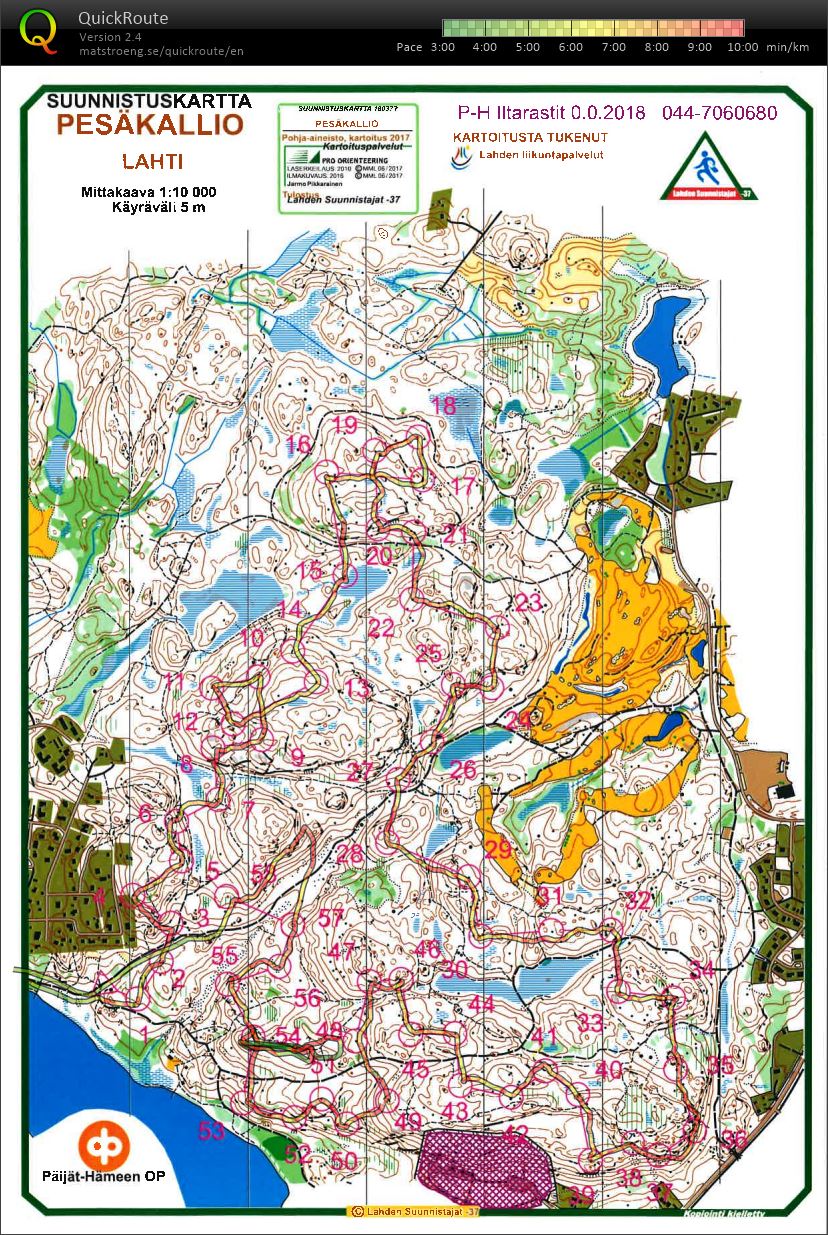 Pesäkallio control picking (02/05/2018)